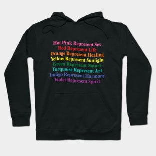 Meaning Of Rainbow Colors Hoodie